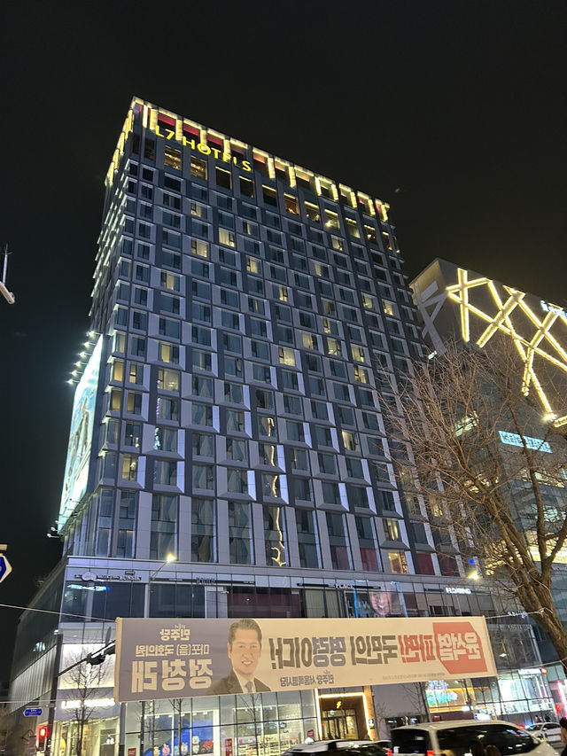 【ソウル🇰🇷ホンデ】理想のホテルかも？キレイで駅近で便利🩷