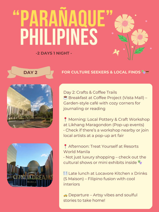 Parañaque itinerary 