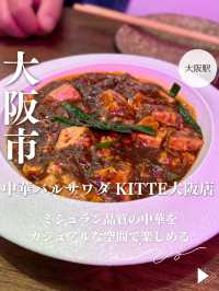 【大阪・大阪駅】ミシュラン品質の中華をカジュアルな空間で「中華バルサワダ KITTE大阪店」