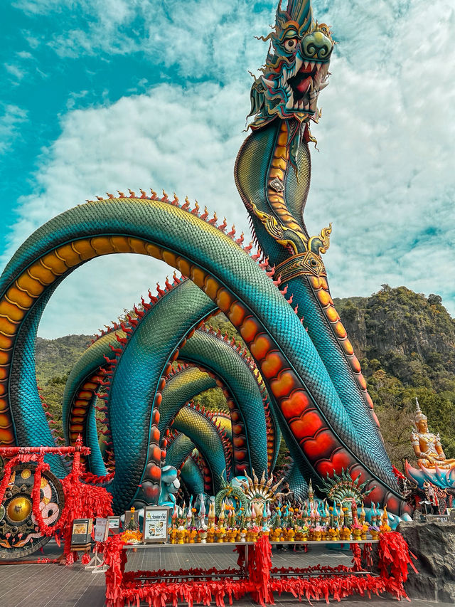 เที่ยววัดถ้ำแจง ไหว้พญานาค องค์ใหญ่ที่สุดในไทย