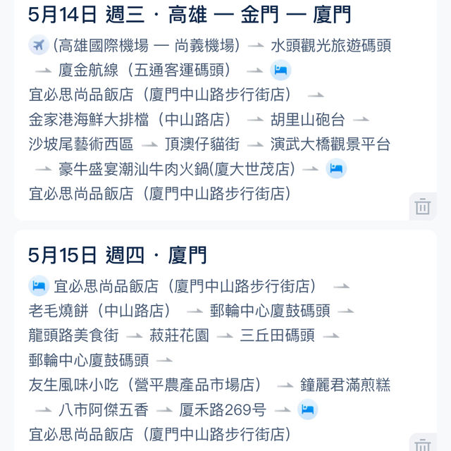 金廈旅遊趣