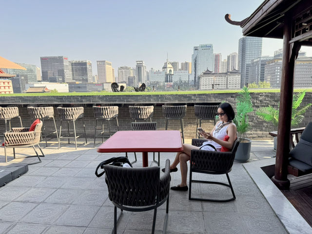 จุดชมวิวกำแพงเมืองซีอาน จีนดีออก🇨🇳