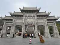 Mindblowing Buddhist sculpture art corridor in Mianyang