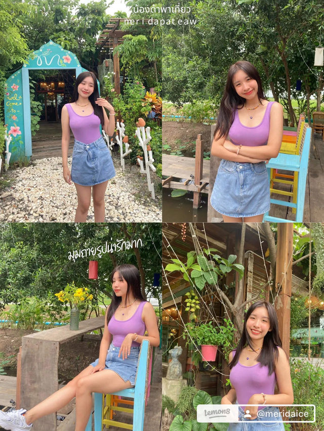 คาเฟ่ย่านรังสิต ชบาชไบ 🌺🥥🌴
