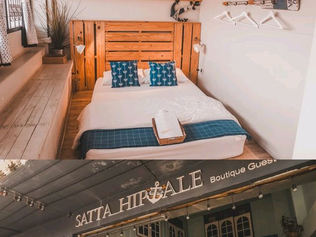 A​ good​ vibe 🤍💙 Sattahiptale Boutique Guesthous
