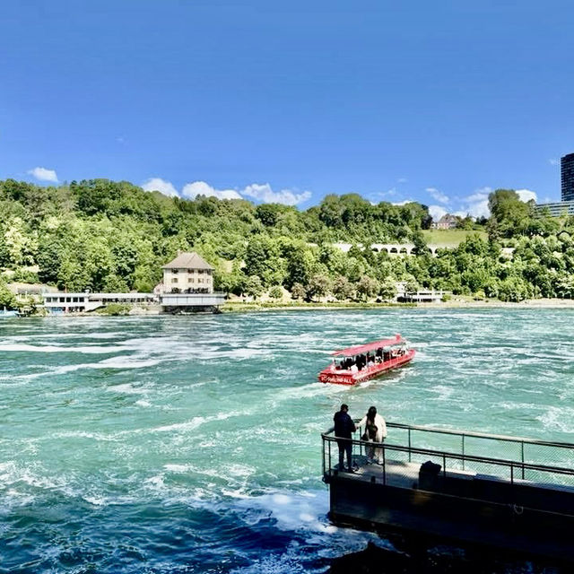 壯觀迷人的瀑布～瑞士萊茵瀑布 Rheinfall 