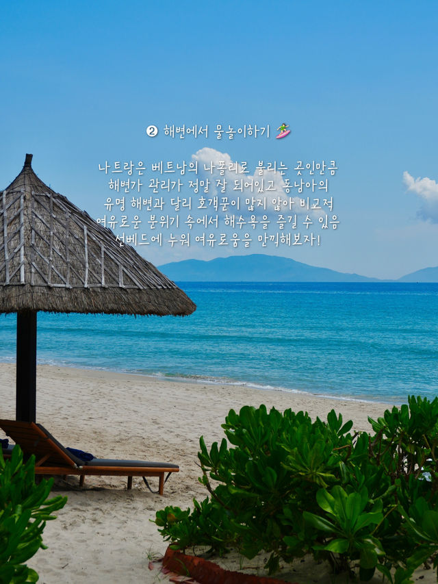 (저장💌) 나트랑 여행, 이것만은 꼭 하고오세요 🇻🇳