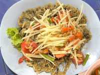 ร้านส้มตำครกเงิน ย่านบางบัวทอง😋