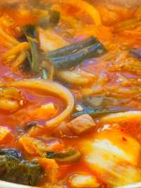 해외여행후 가장먹고싶었던 제천삼산회관김치찌개