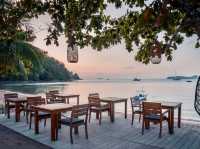 Relaxing with a delicious lunch at The Cove Phuket