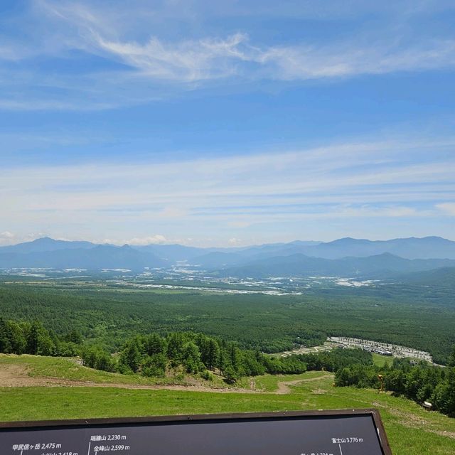 【山梨】リフトに乗って絶景スポットへ⛰️清里テラス