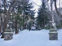 🌨️ Mystical Morning at Jozankei Shrine