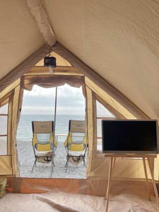 Camping Trip in Chungju: 1 Night, 2 Days with a Stunning Lake View