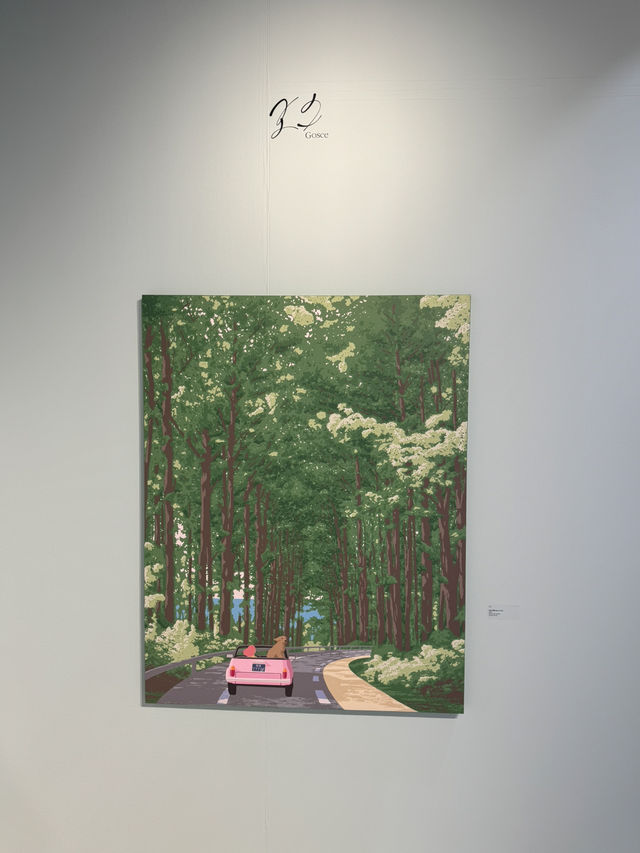 신세계 갤러리에서 작품을 감상하다.