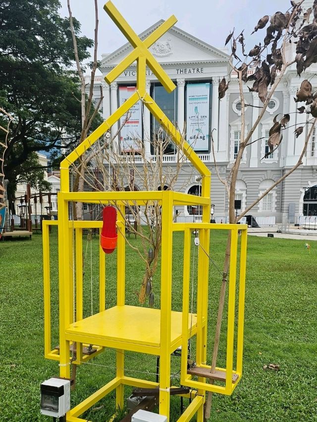 Quirky art installations at Empress Lawn