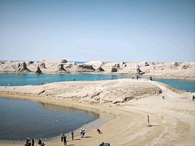 Wild Desert at Shuishang Yardang