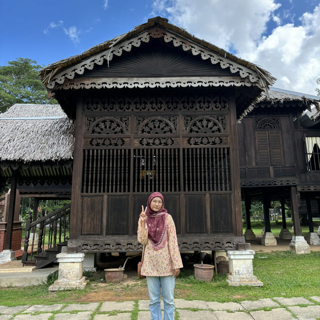 An authentic malay traditional house - it’s almost 100 years old!