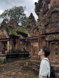 💗 Carved in Pink: The Delicate Beauty of Banteay Srei