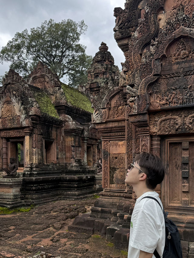 💗 Carved in Pink: The Delicate Beauty of Banteay Srei