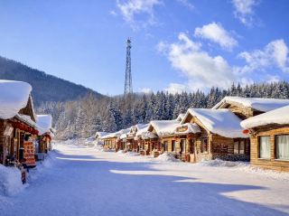 China Snow Town: A Fairytale Winter Village