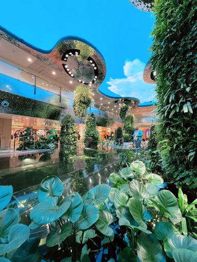 シンガポール・チャンギ空港ターミナル2のDreamscapeでリラックスと