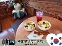 韓屋造りのチルカフェでヘルシーなヨーグルト🥣