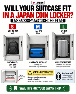 そのスーツケース、日本のコインロッカーに本当に入りますか? 。