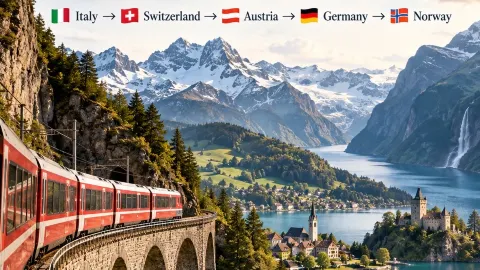 🚂 終極歐洲鐵路觀光之旅:歐洲最令人難忘的火車沿途風光 🇪🇺✨ — traveler post in 布盧登茨