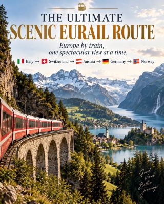 🚂 Ultimate Scenic Eurail Adventure Route: Europe’s Most Unforgettable Train Views 🇪🇺✨