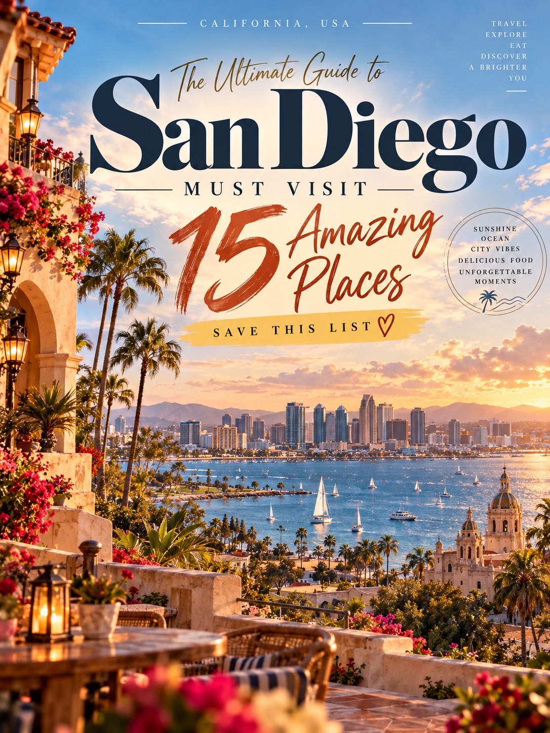 🌴☀️ San Diego, California — 15 Places That Will Make You Fall in Love With the West Coast 🇺🇸🌊