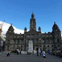 🌟 "Glasgow's Vibrant Heart: 🏛️✨ George Square" 🌆


