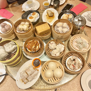 Manchester, UK, city center teahouse, super affordable dim sum
