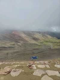 해외여행 페루 5000m의 고산 Vinicunca Rainbow Mountain
