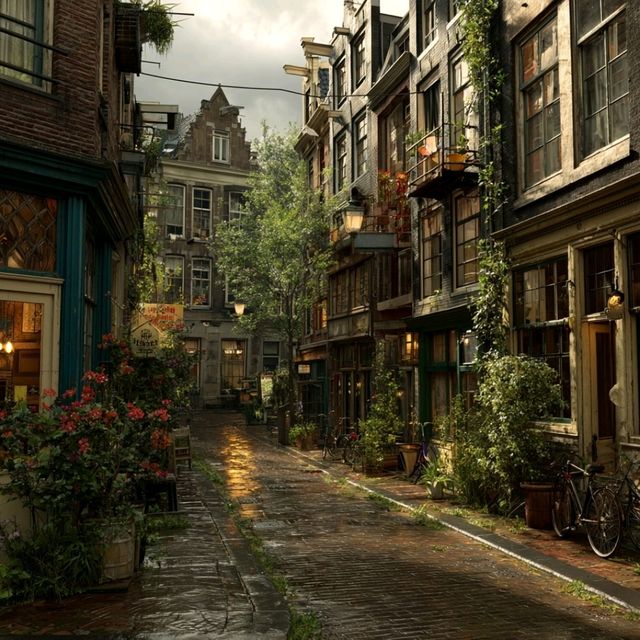 Amsterdam’s All-Weather Art and Adventure Stroll 🌧️🚴‍♂️