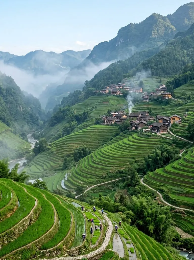 The Misty Terraces of the Tonkin Alps: Sapa, Vietnam 🇻🇳🌾