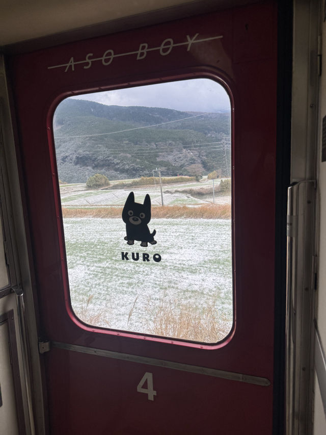 🚂 Scenic Journey to Mt. Aso : Taking the Train to Aso on January 2nd
