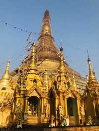 Symbol of Myanmar | Shwedagon Pagoda in Yangon, one of the three major ancient sites in Southeast Asia of Buddhism's Light.