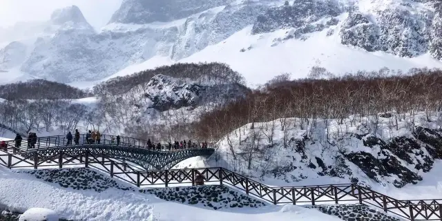 눈속의 낙원-장백산