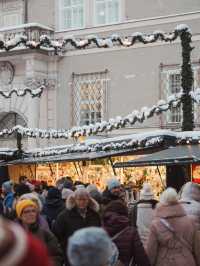 追一場北國的雪冬日薩爾茨堡的聖誕集市
