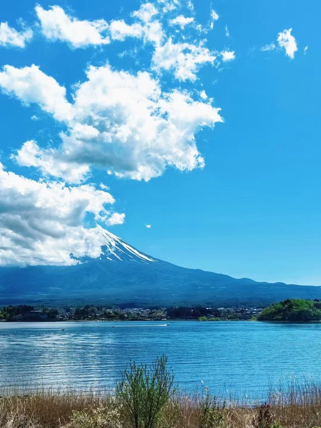 天氣好的富士山