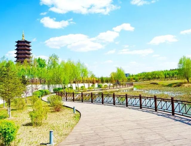 長春北湖濕地公園 -- 國家4A級旅遊景區。