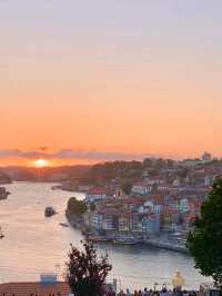 Sunset In Lisbon "  Miradouro das Portas do Sol. 