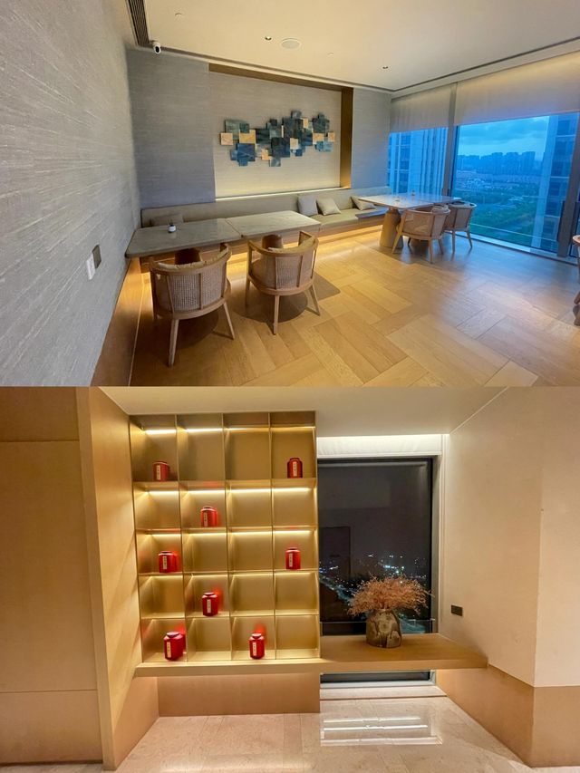 寧波杭州灣凱悅酒店環境乾淨整潔！。