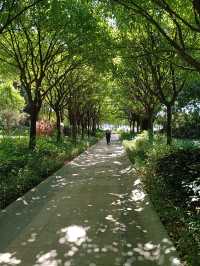 廣州鐵路博物館與濱水公園。