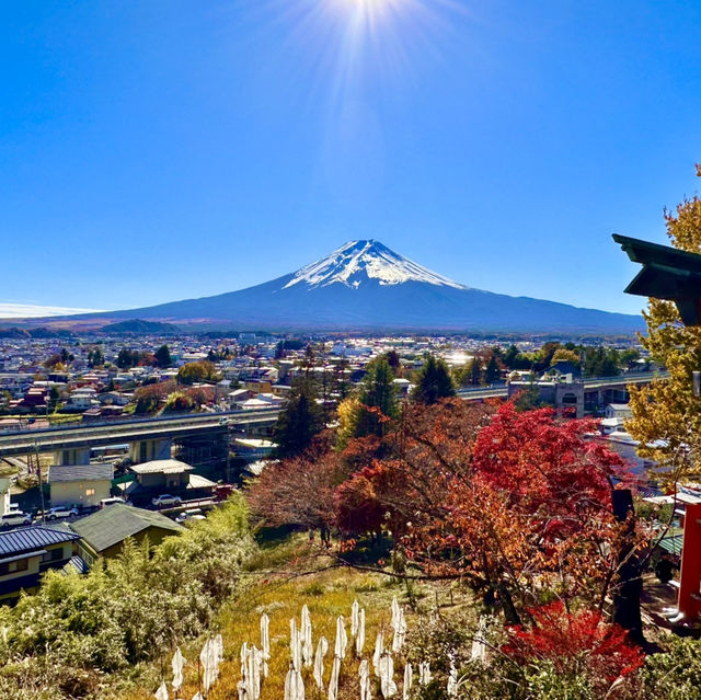 Seeing Mount Fuji from different angles