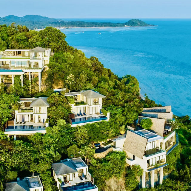 Conrad, Koh Samui | Cliff Villa, Enjoying the Beautiful Sunset 🌇 of Koh Samui. 