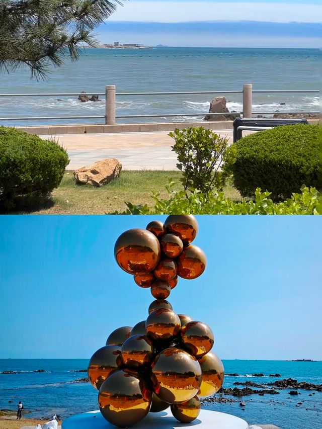 青島|雕塑園，藝術與海景的浪漫之地