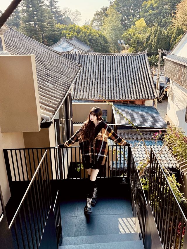 大理古風美學 能看到蒼山的獨棟四合院