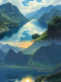 鑲嵌在阿里山間的碧玉