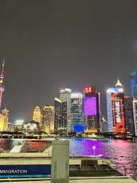 The light of The BUND Shanghai was magical
